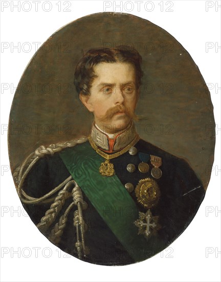Portrait of King Umberto I of Italy