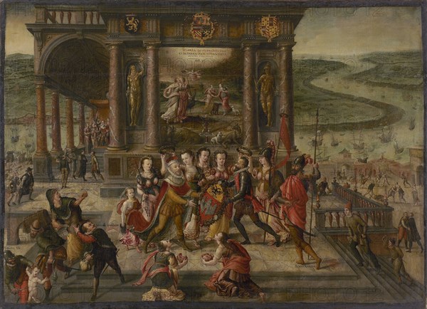 Allegory on the Fall of Antwerp on 17 August 1585, 1585-1586. Creator: Vredeman de Vries, Hans