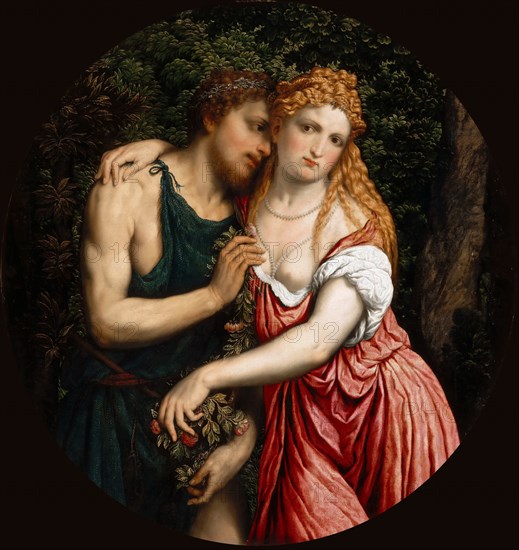 Couple mythologique, c.1540. Creator: Bordone, Paris
