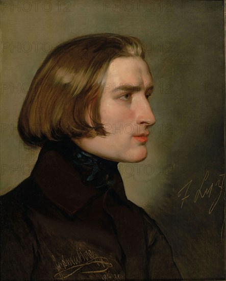 Portrait of the Composer Franz Liszt