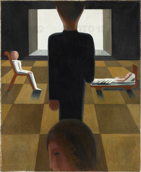 Rest room, 1925. Creator: Schlemmer, Oskar
