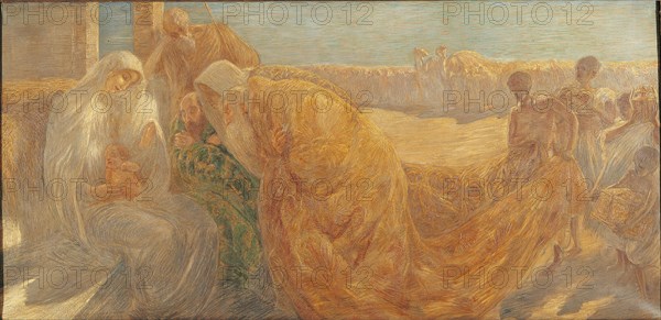 The Adoration of the Magi, 1896. Creator: Previati, Gaetano