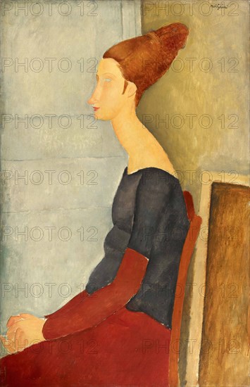 Jeanne Hébuterne au henné, 1918. Creator: Modigliani, Amedeo