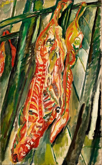 Beef carcass, c. 1920. Creator: Soutine, Chaim