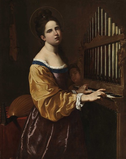 Saint Cecilia, after 1611. Creator: Gramatica