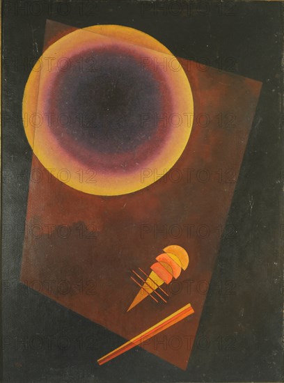 Circle with brown, 1929. Creator: Kandinsky, Wassily Vasilyevich (1866-1944).