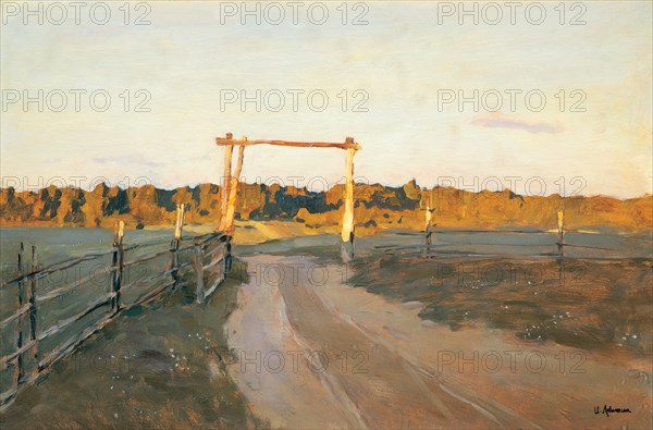 Summer evening  , 1900. Creator: Levitan, Isaak Ilyich