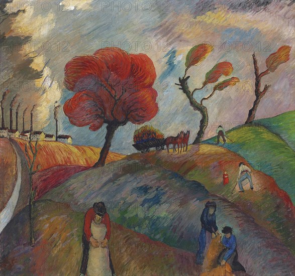 Ant-hill, c. 1916. Creator: Werefkin, Marianne, von