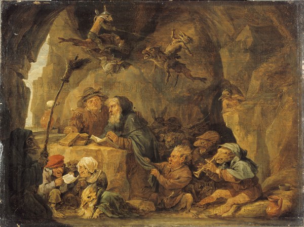 The Temptation of Saint Anthony, c. 1650. Creator: Teniers, David, the Younger