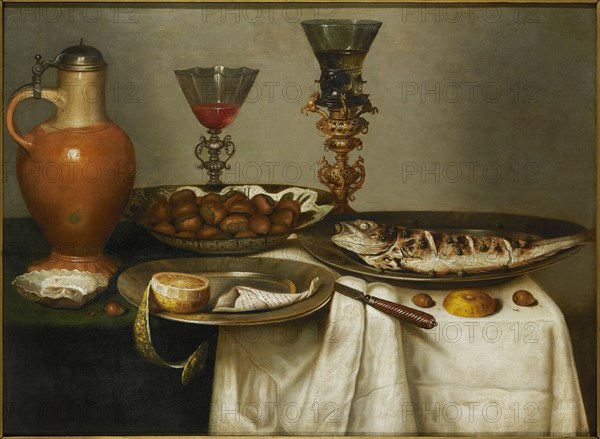 Breakfast, 1638. Creator: Mahu, Cornelis