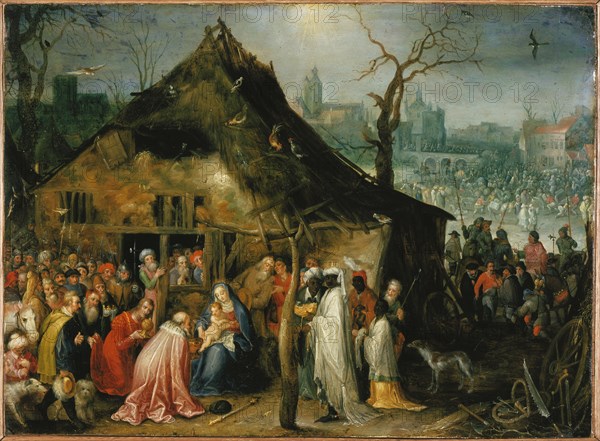 The Adoration of the Magi, 1598-1599. Creator: Brueghel, Jan, the Elder