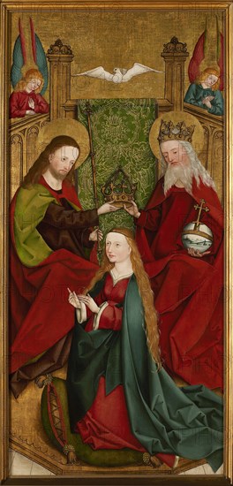 The Coronation of the Blessed Virgin Mary, ca 1485-1490. Creator: Master of the Sacristy of Kaufbeuren (active ca. 1480-1500).