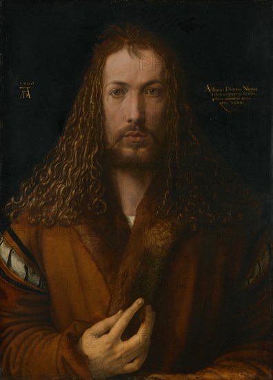 Self-Portrait in a Fur Skirt, 1500. Creator: Dürer, Albrecht