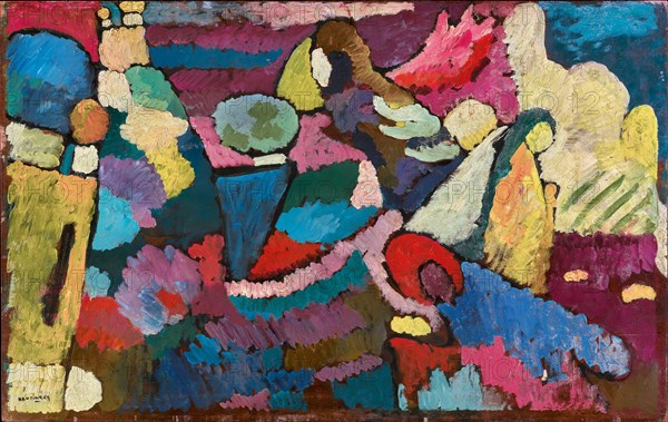 Improvisation on Mahogany, 1910. Creator: Kandinsky, Wassily Vasilyevich