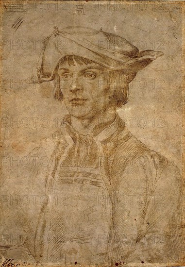 Portrait of Lucas van Leyden, 1521. Creator: Dürer, Albrecht