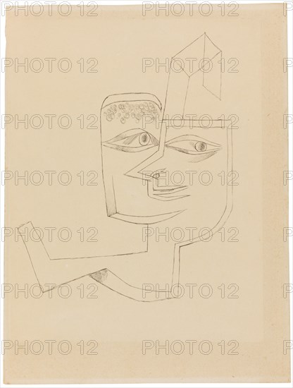 Portrait of a cool woman, 1919. Creator: Klee, Paul