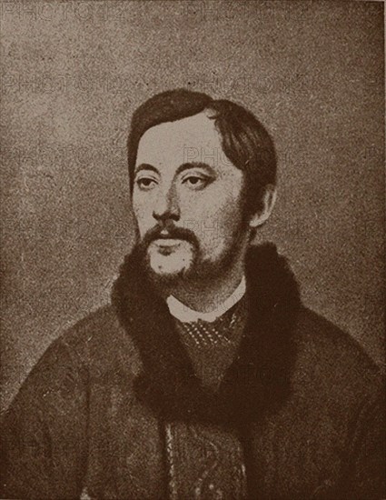 Konstantin Nikolayevich Leontyev, 1863. Creator: Anonymous.