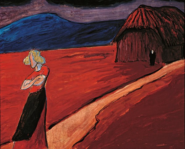 Tragic mood, 1910. Creator: Werefkin, Marianne, von