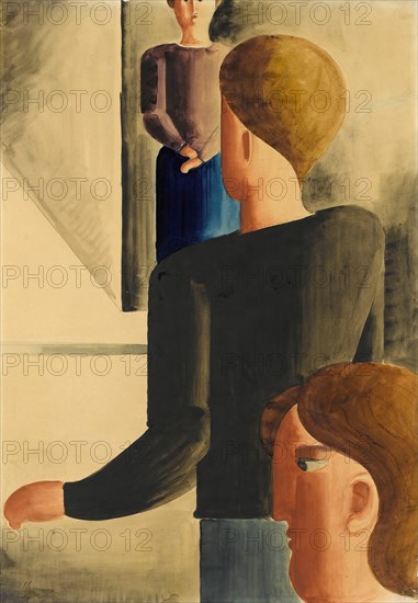 Three Figures in the Room