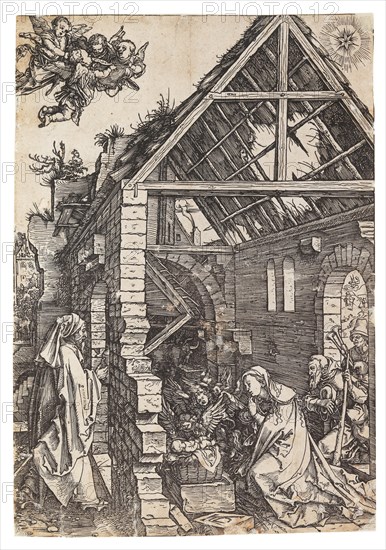 The Nativity of Christ, from the series "The Life of the Virgin", ca 1503. Creator: Dürer, Albrecht