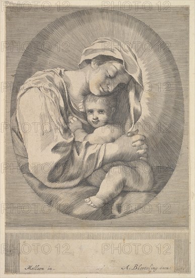 Virgin and Child. Creator: Abraham Blooteling.