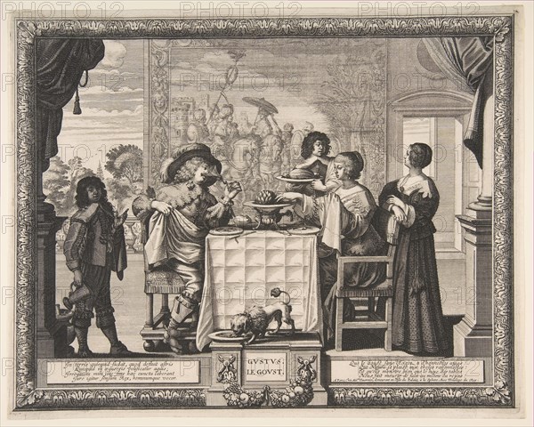 Taste, 1635-38. Creator: Abraham Bosse.