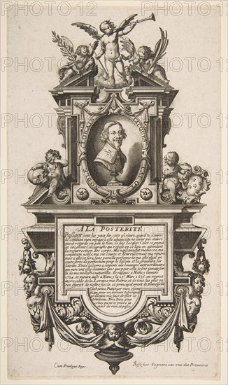 Portrait of Jacques Callot, ca. 1636. Creator: Abraham Bosse.