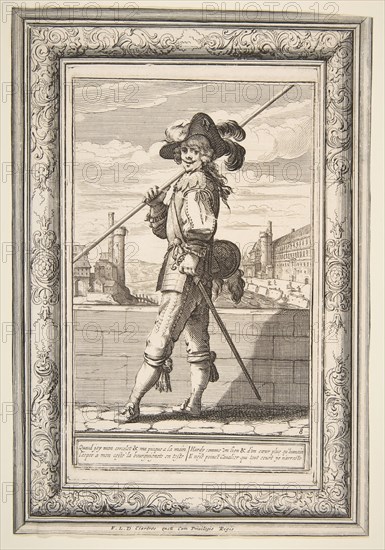 A Pikeman, 1632. Creator: Abraham Bosse.