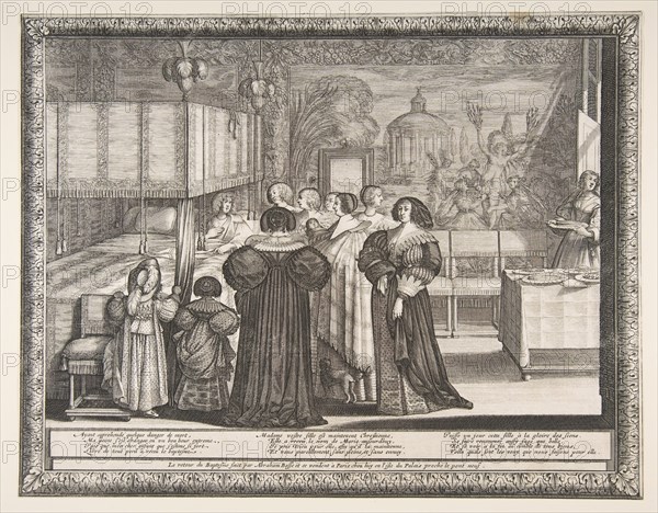 Return from the Christening, 1633. Creator: Abraham Bosse.