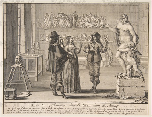 The Sculptor, 1642. Creator: Abraham Bosse.