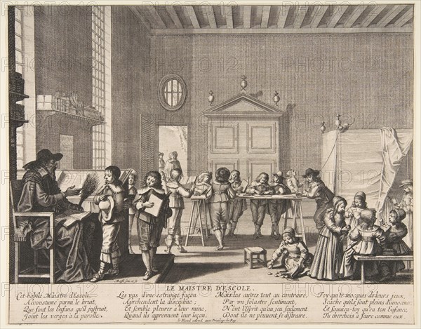 The School Master, ca. 1635-38. Creator: Abraham Bosse.