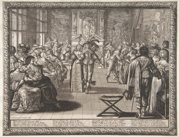 The Ball, ca. 1634. Creator: Abraham Bosse.