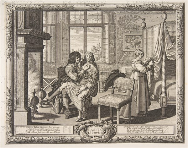 Touch (Le Toucher), ca. 1638. Creator: Abraham Bosse.