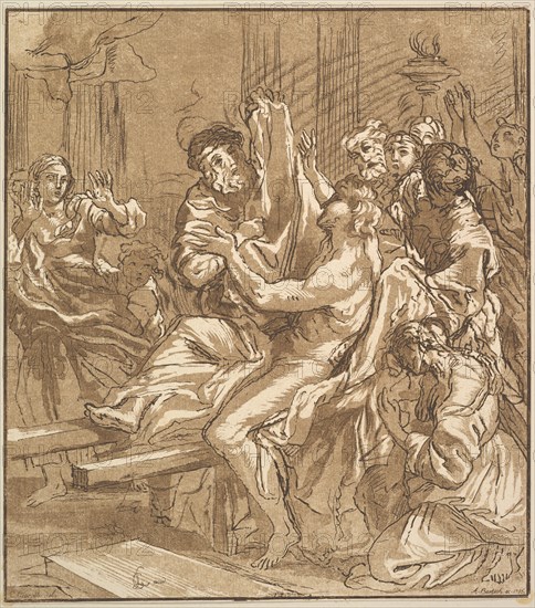 The Miracle of Naim, 1786. Creator: Adam von Bartsch.