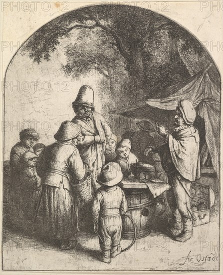The Quack, 1610-85. Creator: Adriaen van Ostade.