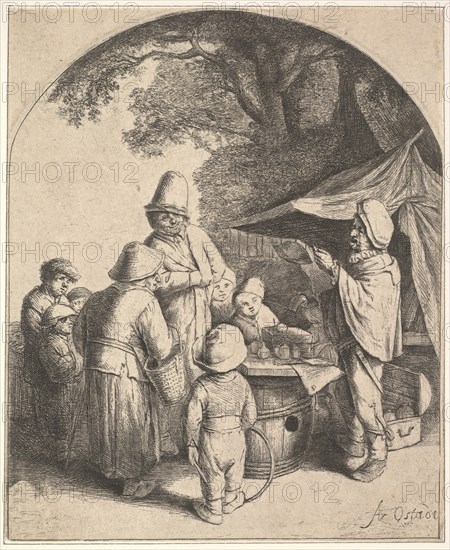 The Quack, 1610-85. Creator: Adriaen van Ostade.