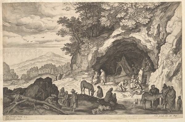 Landscape with Gypsy Camp, n.d. Creator: Aegidius Sadeler II.