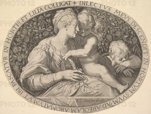 Madonna and Child.n.d. Creator: Aegidius Sadeler II.