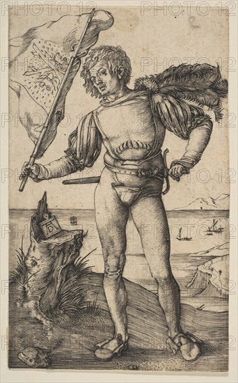 The Standard Bearer, ca. 1501. Creator: Albrecht Durer.