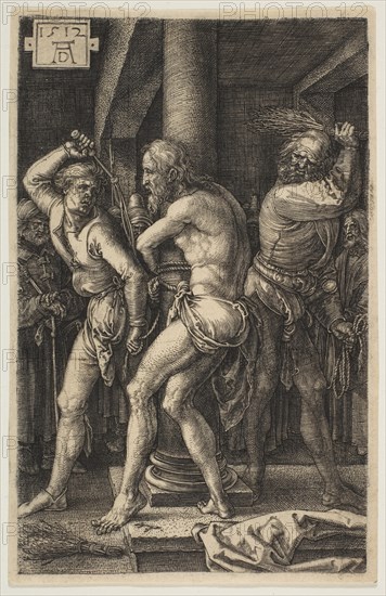 The Flagellation, from The Passion, 1512. Creator: Albrecht Durer.