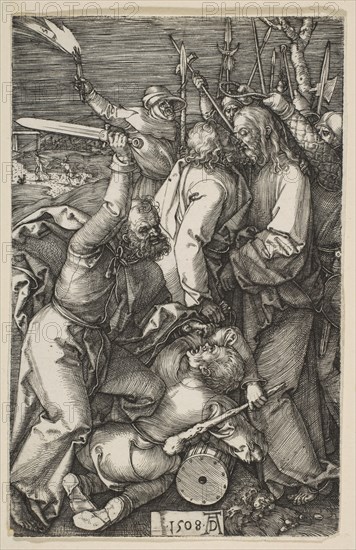 The Betrayal of Christ, from The Passion, 1508. Creator: Albrecht Durer.