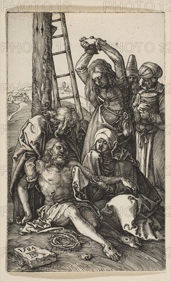 The Lamentation, from The Passion, 1507. Creator: Albrecht Durer.