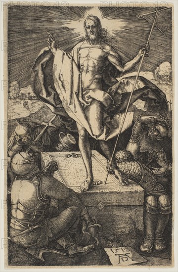 The Resurrection, from The Passion, 1511. Creator: Albrecht Durer.