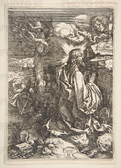 Agony in the Garden, 1515. Creator: Albrecht Durer.