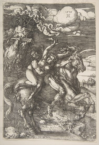 Abduction of Proserpine.n.d. Creator: Albrecht Durer.