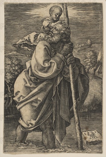 Saint Christopher Facing Left