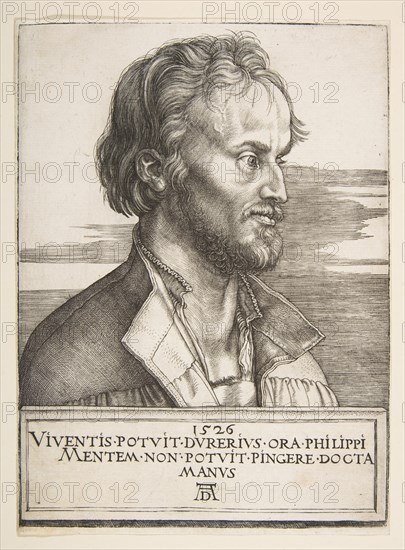 Philip Melanchthon, 1526. Creator: Albrecht Durer.