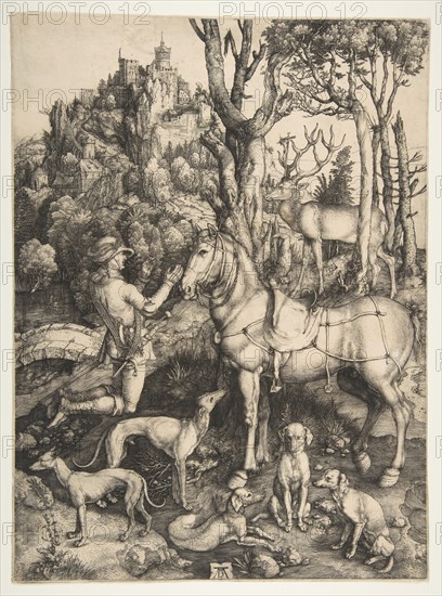 Saint Eustace, ca. 1501. Creator: Albrecht Durer.