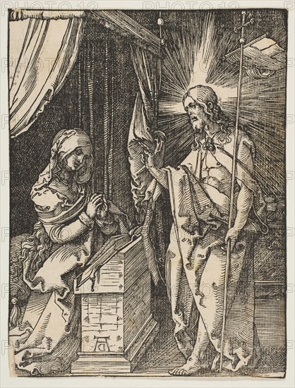 Christ Appearing to His Mother, from The Small Passion, ca. 1510. Creator: Albrecht Durer.