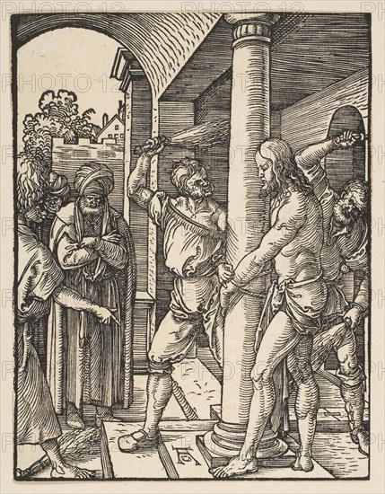 The Flagellation, from The Small Passion, ca. 1509. Creator: Albrecht Durer.